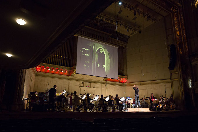 Rob Schwimmer at the Theremin with the Boston Pops