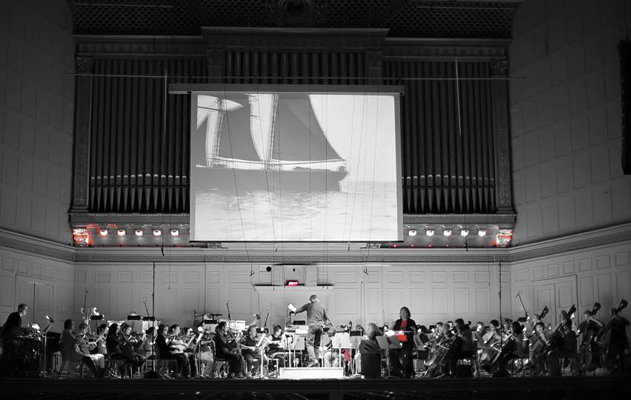 Rob Schwimmer at the Theremin with the Boston Pops