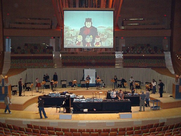 The 10 Piece Theremin Orchestra<br>teching at Disney Concert Hall (LA) 