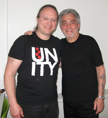 Rob with Steve Gadd