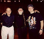 with Arif Mardin, Willie Nelson