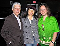 with Leonard Cohen and Anjani