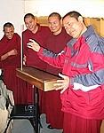 with Drepung Loseling Tibetan Monks