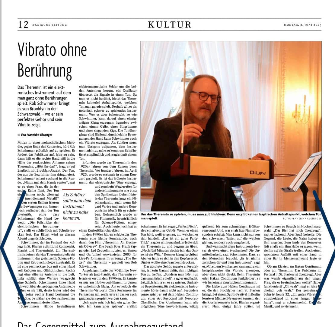Rob Schwimmer Press Review