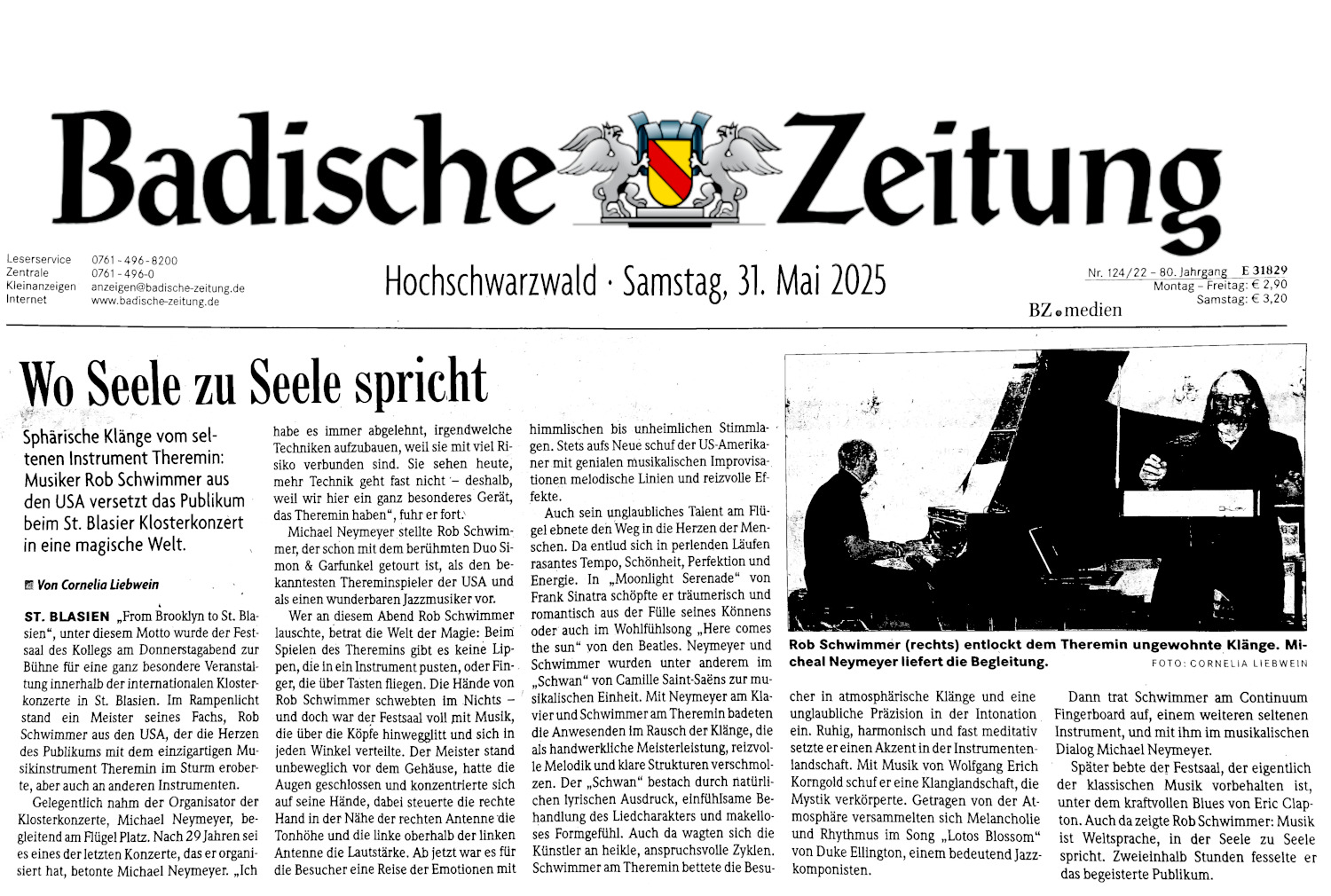 Rob Schwimmer Press Review